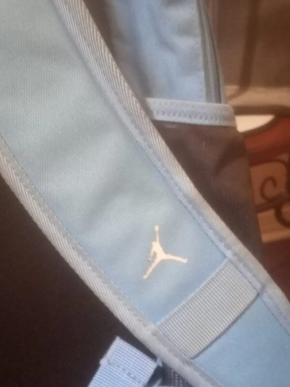Nike Air Jordan Jersey Backpack North Carolina University 23 Light Blue